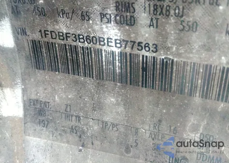 2011 Ford F-350 Xl from USA, damaged, VIN 1FDBF3B60BEB77563